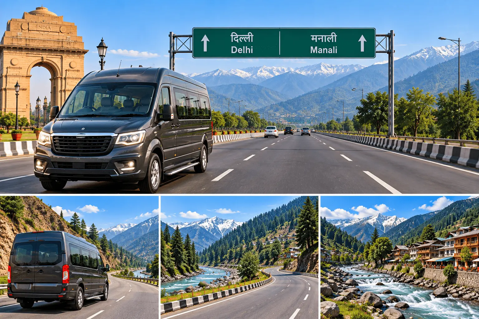 Delhi to Manali by Force Urbania